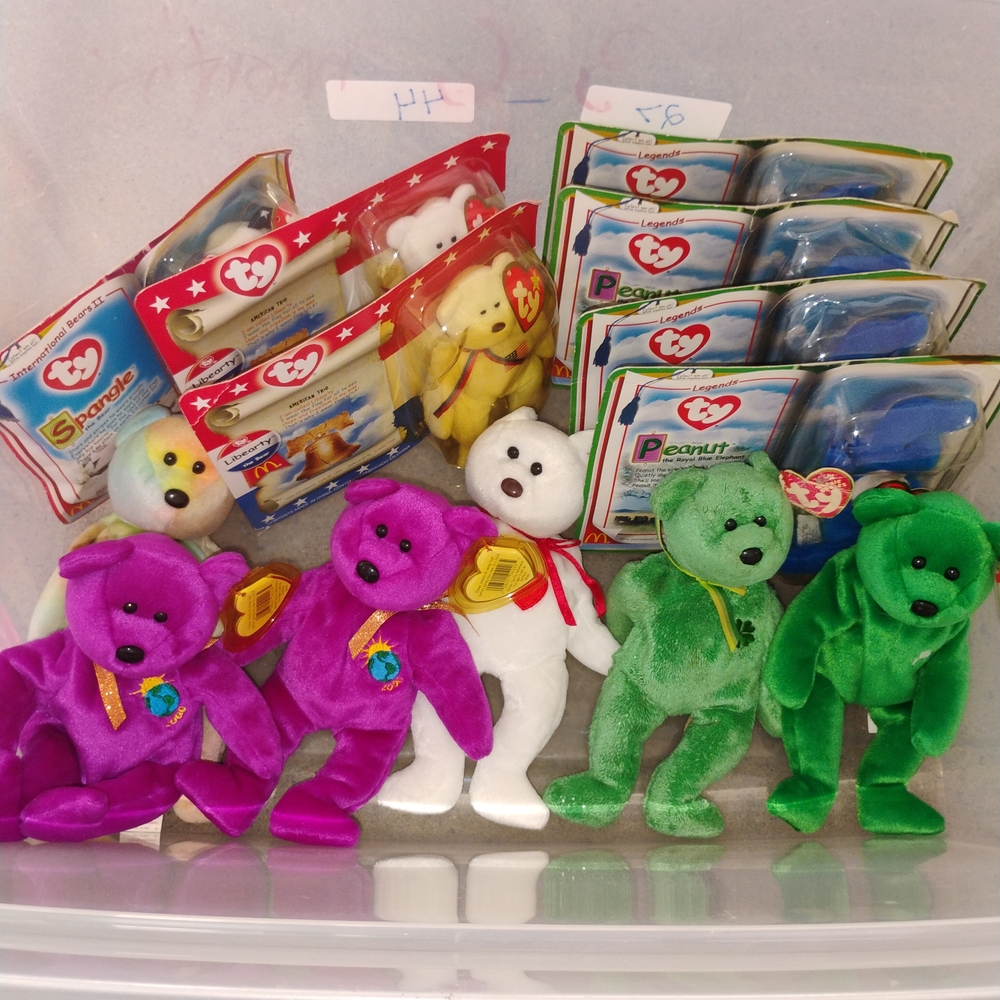 Colorful Plush Bear Set